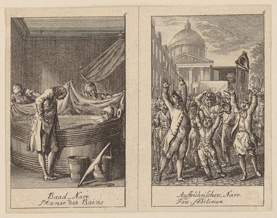 Pages 5 and 6 from Centifolium Stultorum, Follies by Daniel Nikolaus Chodowiecki