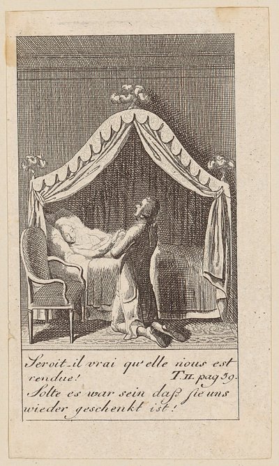 Sheet 7 to "Karoline von Lichtfield" by Daniel Nikolaus Chodowiecki