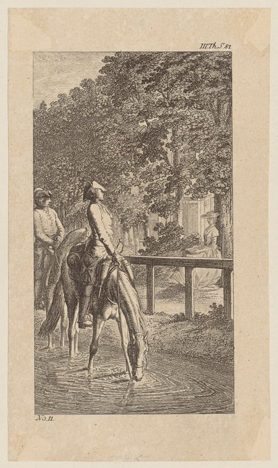 Bunkel Finds Carola Bennet After Ten Years of Separation, Plate 11 from "Life, Remarks, and Opinions of Johann Bunkel" by Daniel Nikolaus Chodowiecki