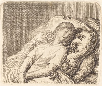 Dreaming on Roses by Daniel Nikolaus Chodowiecki