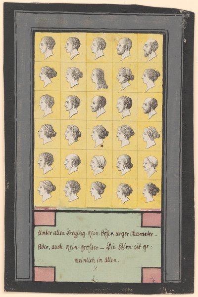 Thirty Physiognomic Heads by Daniel Nikolaus Chodowiecki