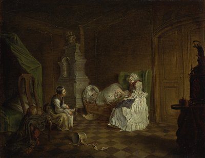 Family Scene by Daniel Nikolaus Chodowiecki