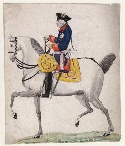 Frederick II of Prussia - Chodowiecki, Daniel Nikolaus by Daniel Nikolaus Chodowiecki