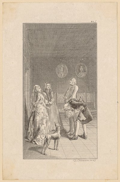 Her First Husband by Daniel Nikolaus Chodowiecki