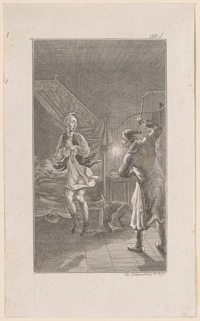 Her Fourth Husband by Daniel Nikolaus Chodowiecki