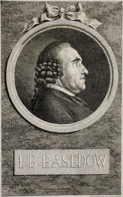 Johann Bernhard Basedow, 1773 by Daniel Nikolaus Chodowiecki