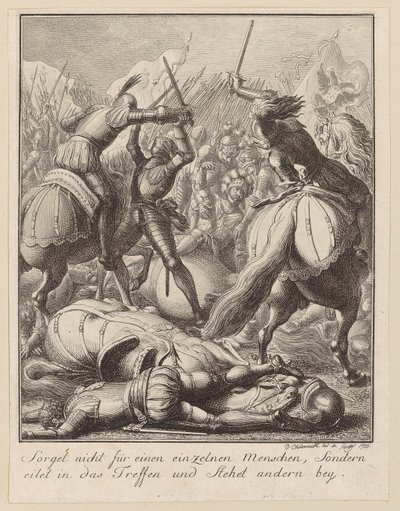 Life of Emperor Rudolf by Daniel Nikolaus Chodowiecki