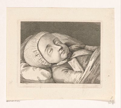 Child on Deathbed by Daniel Nikolaus Chodowiecki