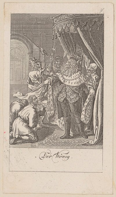 King, Plate 7 from the Series 