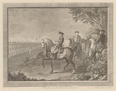 King Frederick II of Prussia, Guard Parade in Potsdam by Daniel Nikolaus Chodowiecki