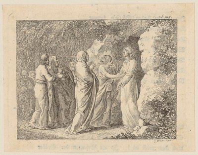Lazarus, or the celebration of the Resurrection by Daniel Nikolaus Chodowiecki
