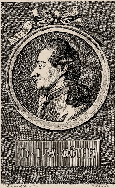 Portrait of Johann Wolfgang von Goethe by Daniel Nikolaus Chodowiecki