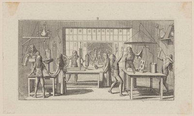 Room of a Naturalist by Daniel Nikolaus Chodowiecki
