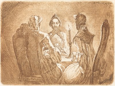 The Card Game by Daniel Nikolaus Chodowiecki