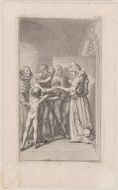 Title Copper for "The Brothers of the League for Freedom and Justice" by Daniel Nikolaus Chodowiecki