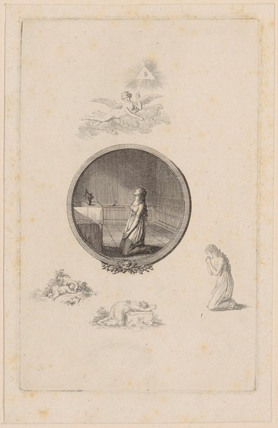Title Vignette for Beckers Representations, First Volume by Daniel Nikolaus Chodowiecki
