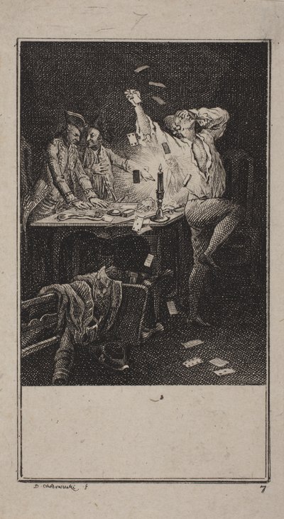 Exercise Patience and Contempt for Wealth by Daniel Nikolaus Chodowiecki