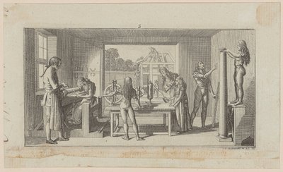 Workshop of a Turner by Daniel Nikolaus Chodowiecki