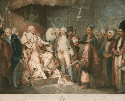 King George III Receiving the Turkish Ambassador by Daniel Orme