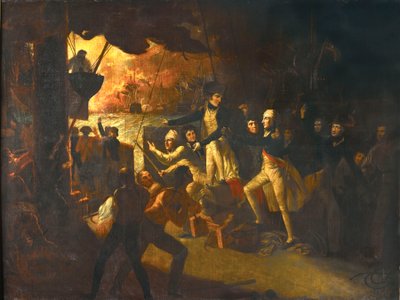 Nelson Coming on Deck at the Battle of the Nile by Daniel Orme