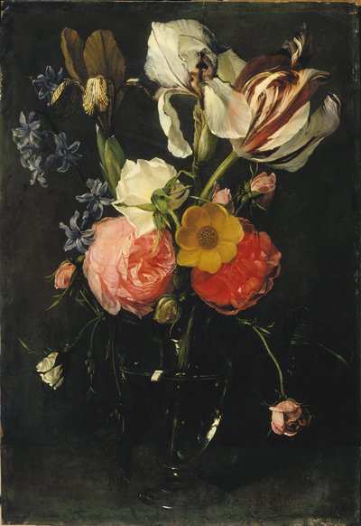 Flowers in a vase by Daniel Seghers