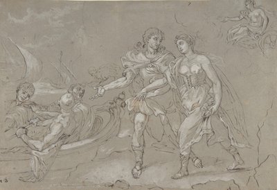 The Rape of Helena, (detail), late 17th-18th century by Daniel Seiter