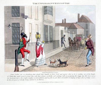 The Unpleasant Rencontre, illustration from 