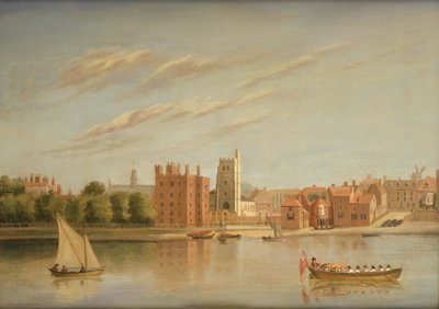 Lambeth Palace from the Thames, c.1790 by Daniel Turner