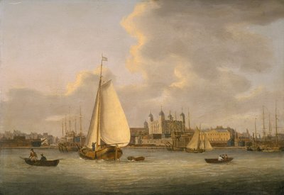 The Tower of London from the River by Daniel Turner