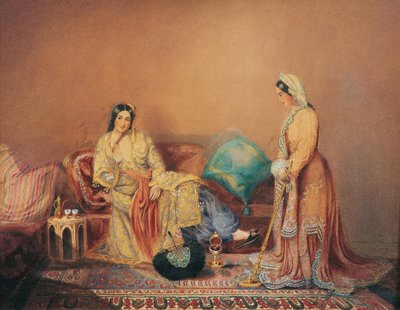 Phanariot Greek Ladies by Daniel Valentine Rivière