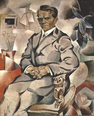 Portrait of Ivan Fedorovich Kolesnikov (1887-1929) by Daniel Vladimir Baranoff Rossine