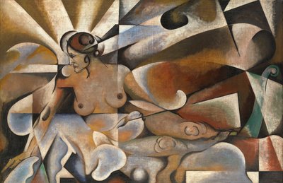 Femme Cubiste by Vladimir Davidovich Baranov-Rossine by Daniel Vladimir Baranoff Rossine