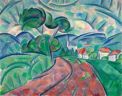 The Road to the Village by Daniel Vladimir Baranoff Rossine