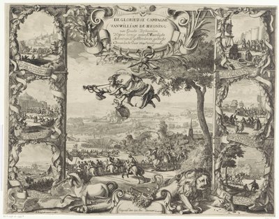 Victories of King William III in Ireland (upper half), 1690 by Daniel de Lafeuille