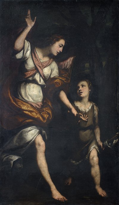 Saint John and the Angel in the Desert by Daniele Crespi