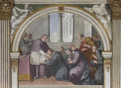 St. Hugh and St. Bruno and his companions by Daniele Crespi