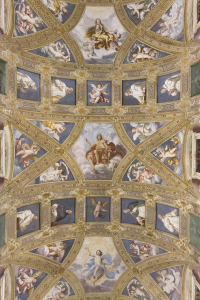 Vault of the central nave, Church of S. Maria Assunta by Daniele Crespi