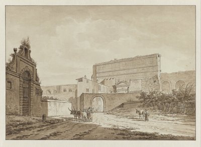 The Porta Maggiore in Rome by Daniël Dupré