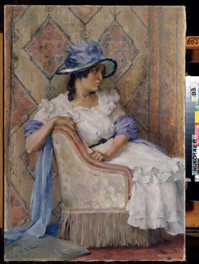 Lady in White by Danil Karpovich Kraynev