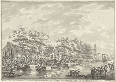 Arrival of the Amsterdammers in Utrecht, 1787 by Daniël Kerkhoff