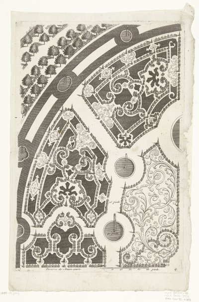 Parterre of Hampton Court by Daniël Marot (I)