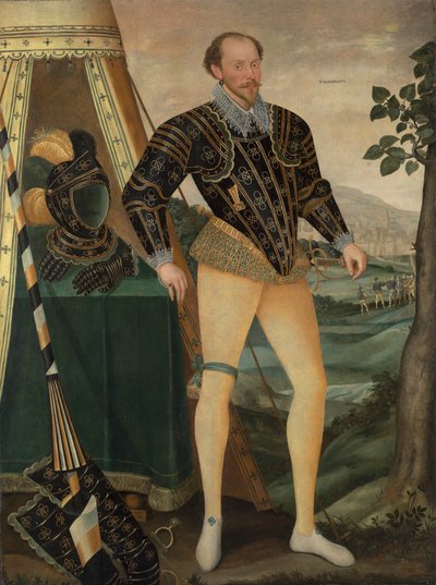 Sir William Drury, of Hawstead, Suffolk (1550–1590) by Daniël van den Queborne
