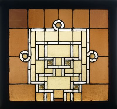 A Leaded Glass Window for the Chicago Auditorium by Dankmar Adler