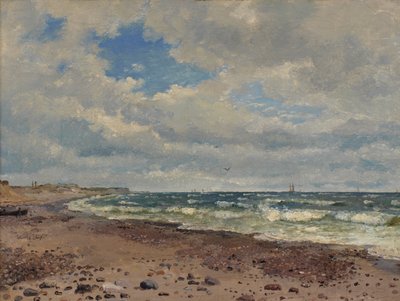 A Beach with Dunes on the West Coast of Jutland by Dankvart Dreyer