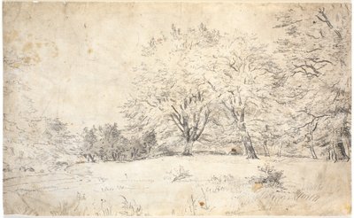 A Kneeling Figure in a Mountain Landscape. David? or the Prodigal Son by Dankvart Dreyer