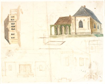 Various Designs for a House in a Semi-Gothic Taste by Dankvart Dreyer