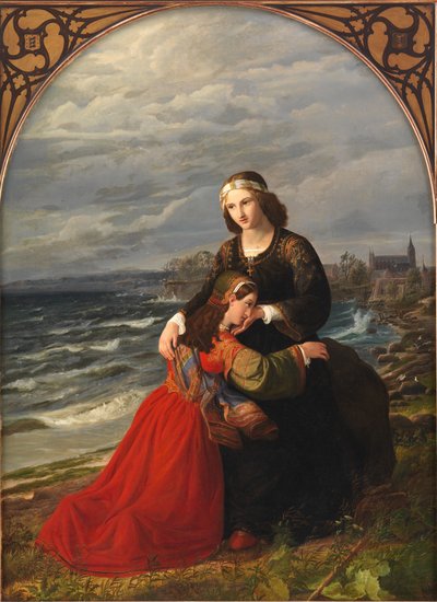 The Abandoned Daughters of the Lord High Constable, Stig Andersen Hvide by Dankvart Dreyer