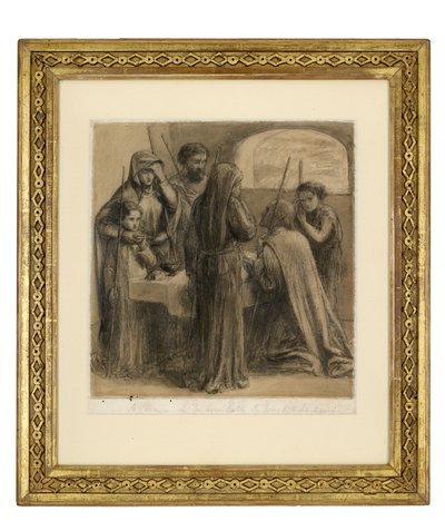 A Passover in the Household of Joseph and Zacharias, c.1850 by Dante Gabriel Charles Rossetti