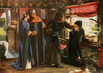 Dante Drawing the Angel, 1853, c1912 by Dante Gabriel Charles Rossetti