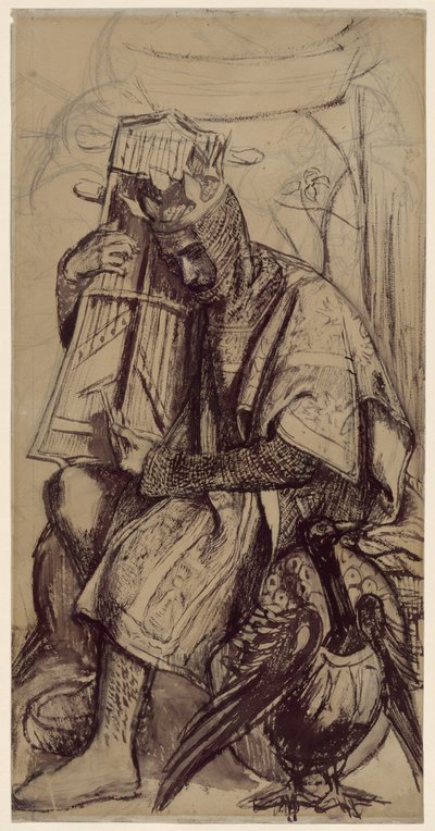 David as King by Dante Gabriel Charles Rossetti
